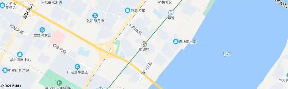武汉鹦鹉大道前进村_公交站地图_武汉公交_妙搜公交查询2025