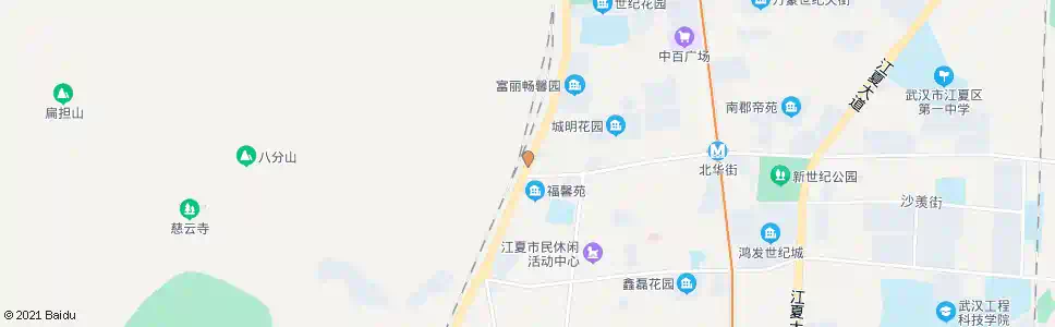 武汉武昌大道北华街_公交站地图_武汉公交_妙搜公交查询2025