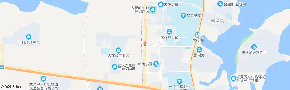 武汉武昌大道大花岭_公交站地图_武汉公交_妙搜公交查询2025