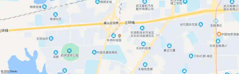 武汉华师园一路华师园路_公交站地图_武汉公交_妙搜公交查询2025