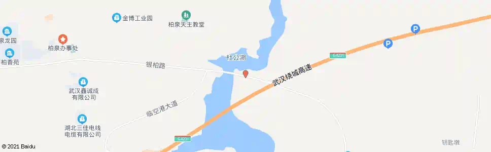 武汉银柏路杜公湖_公交站地图_武汉公交_妙搜公交查询2025