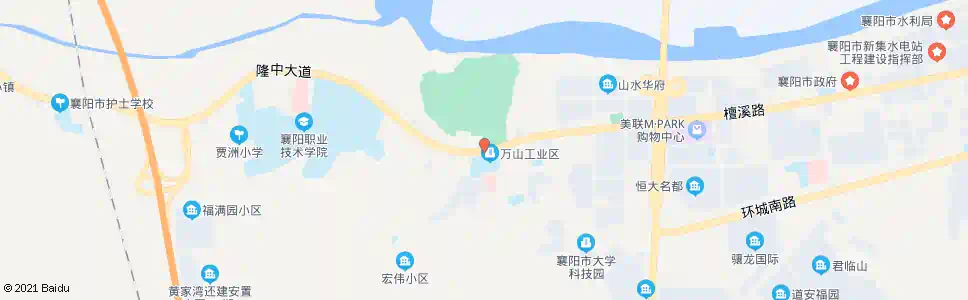 襄阳万山_公交站地图_襄阳公交_妙搜公交查询2025