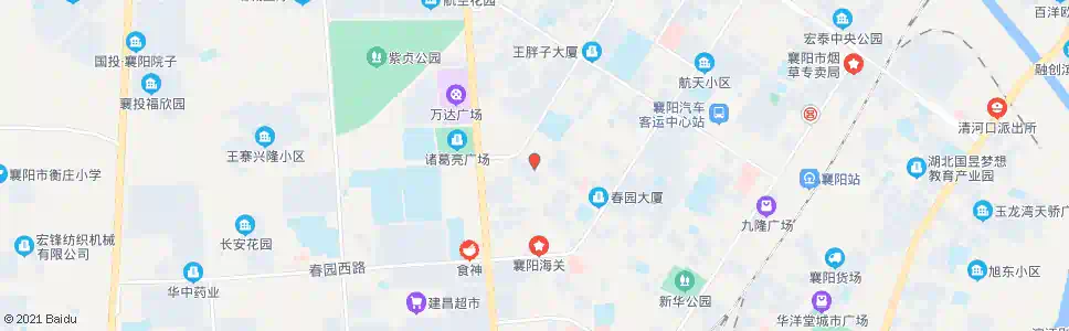 襄阳新华路北_公交站地图_襄阳公交_妙搜公交查询2025