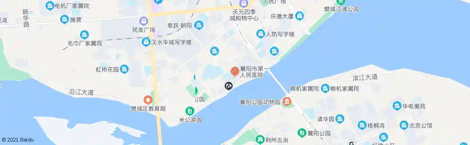 襄阳一医院_公交站地图_襄阳公交_妙搜公交查询2025