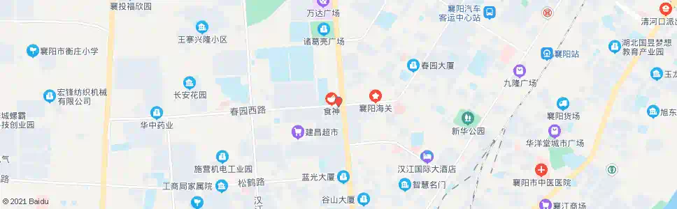 襄阳春园路西路_公交站地图_襄阳公交_妙搜公交查询2025