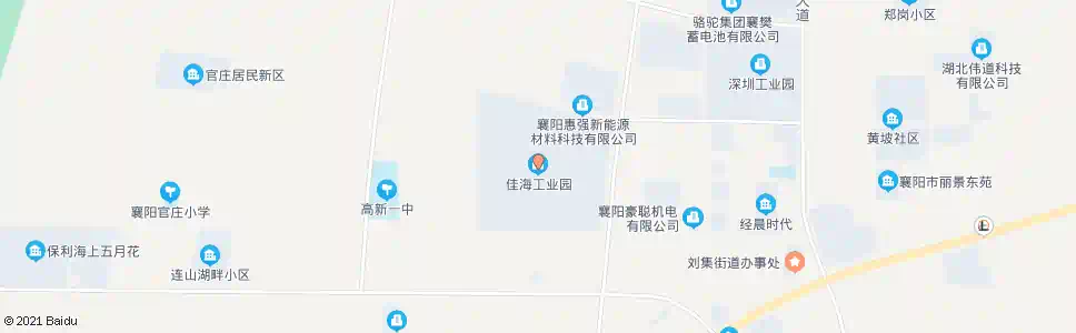 襄阳佳海工业园_公交站地图_襄阳公交_妙搜公交查询2025