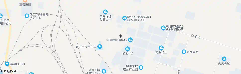 襄阳米沛路_公交站地图_襄阳公交_妙搜公交查询2025