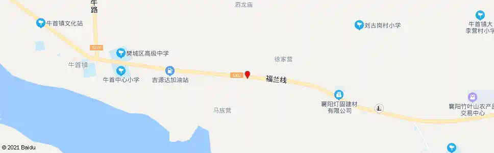 襄阳38路停靠点3_公交站地图_襄阳公交_妙搜公交查询2025
