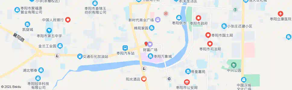 襄阳内观台(财富广场)_公交站地图_襄阳公交_妙搜公交查询2025