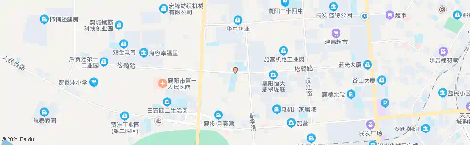 襄阳松鹤路施营路口_公交站地图_襄阳公交_妙搜公交查询2025