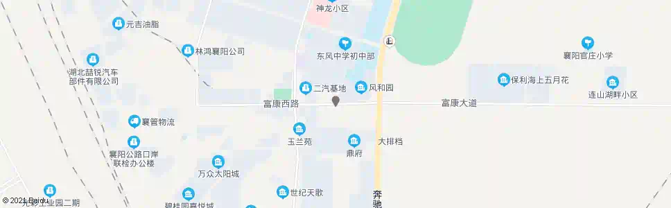 襄阳东风轿车厂_公交站地图_襄阳公交_妙搜公交查询2025