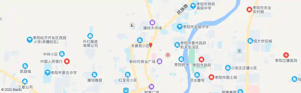 襄阳书香苑_公交站地图_襄阳公交_妙搜公交查询2025