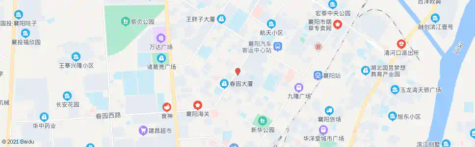 襄阳无锡路停靠点1_公交站地图_襄阳公交_妙搜公交查询2025
