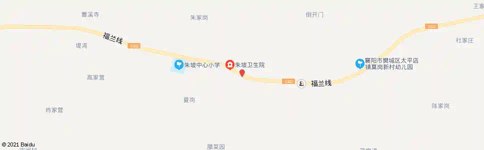 襄阳朱坡附加站_公交站地图_襄阳公交_妙搜公交查询2025