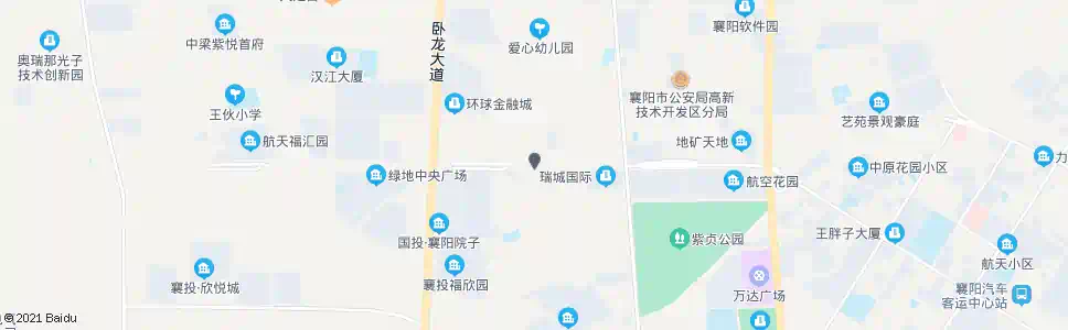 襄阳中原西路环球金融城_公交站地图_襄阳公交_妙搜公交查询2025