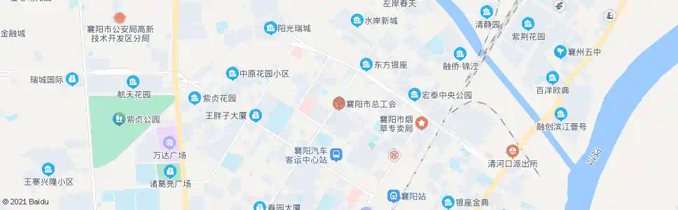 襄阳春园路口(市总工会)_公交站地图_襄阳公交_妙搜公交查询2025