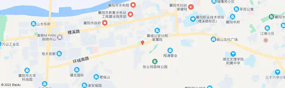 襄阳内环路虎头山路口_公交站地图_襄阳公交_妙搜公交查询2025
