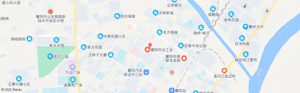 襄阳刑警队_公交站地图_襄阳公交_妙搜公交查询2025