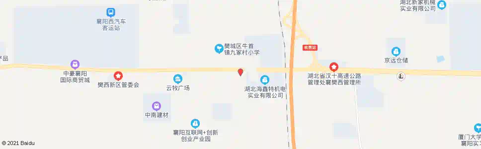 襄阳东风日产_公交站地图_襄阳公交_妙搜公交查询2025