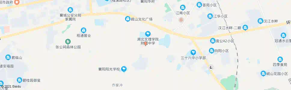 襄阳武警市支队_公交站地图_襄阳公交_妙搜公交查询2025
