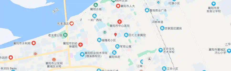 襄阳十字街大南街_公交站地图_襄阳公交_妙搜公交查询2025