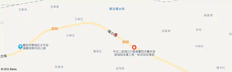 襄阳杨岗_公交站地图_襄阳公交_妙搜公交查询2025