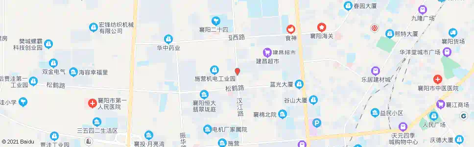 襄阳汉江路中_公交站地图_襄阳公交_妙搜公交查询2025