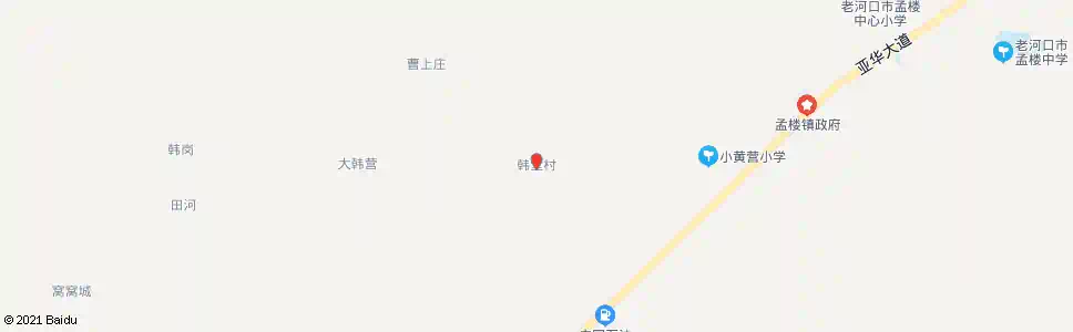 襄阳韩堂村_公交站地图_襄阳公交_妙搜公交查询2025
