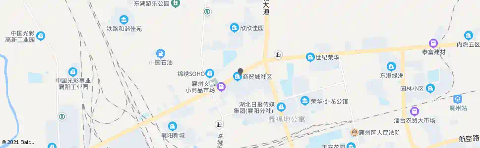 襄阳钻石大道交通路口_公交站地图_襄阳公交_妙搜公交查询2025