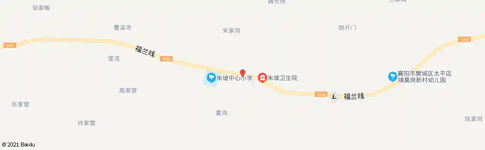 襄阳朱坡街_公交站地图_襄阳公交_妙搜公交查询2025