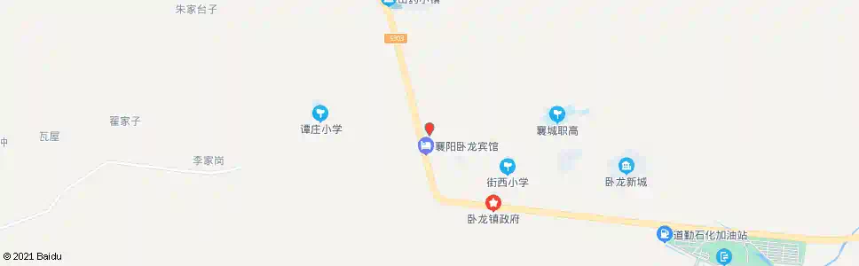 襄阳卧龙镇_公交站地图_襄阳公交_妙搜公交查询2025