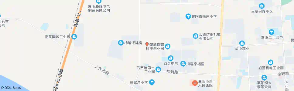 襄阳中航大道停靠点_公交站地图_襄阳公交_妙搜公交查询2025
