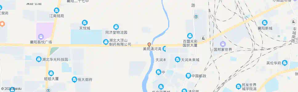 襄阳内环路三桥桥南_公交站地图_襄阳公交_妙搜公交查询2025