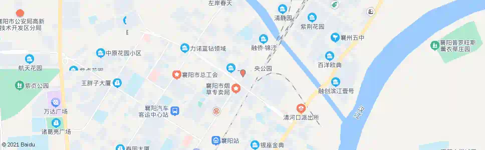 襄阳前进路清河路口_公交站地图_襄阳公交_妙搜公交查询2025