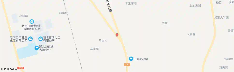 襄阳马岗村_公交站地图_襄阳公交_妙搜公交查询2025