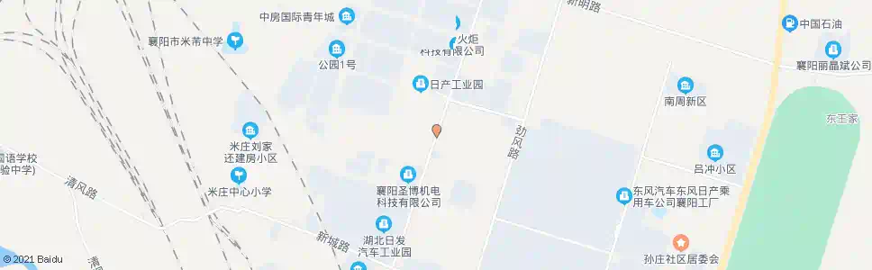 襄阳日产工业园_公交站地图_襄阳公交_妙搜公交查询2025