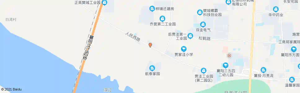 襄阳人民路西_公交站地图_襄阳公交_妙搜公交查询2025