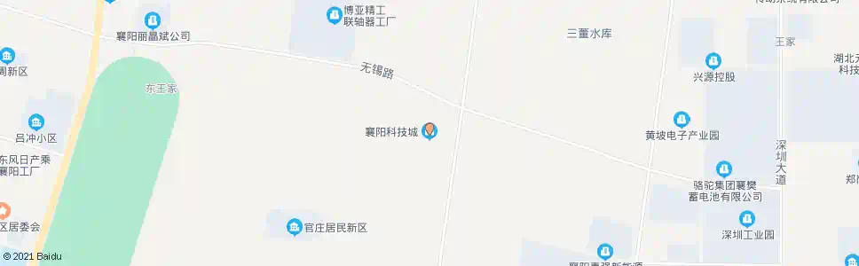 襄阳无锡路科技城_公交站地图_襄阳公交_妙搜公交查询2025