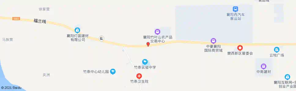 襄阳赵庄东_公交站地图_襄阳公交_妙搜公交查询2025