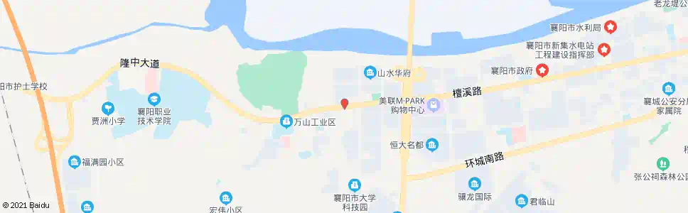 襄阳万山檀溪公馆_公交站地图_襄阳公交_妙搜公交查询2025