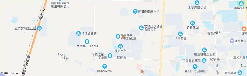 襄阳后贾洼_公交站地图_襄阳公交_妙搜公交查询2025