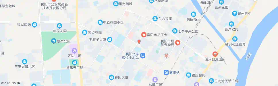 襄阳航天小区_公交站地图_襄阳公交_妙搜公交查询2025
