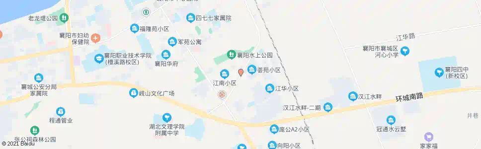 襄阳江华路_公交站地图_襄阳公交_妙搜公交查询2025