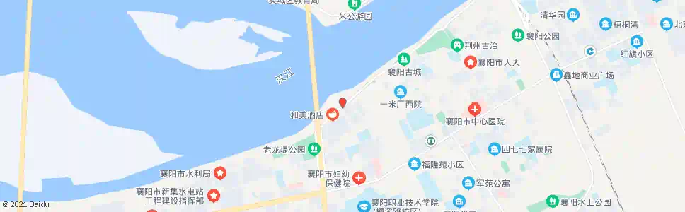 襄阳滨江路中_公交站地图_襄阳公交_妙搜公交查询2025