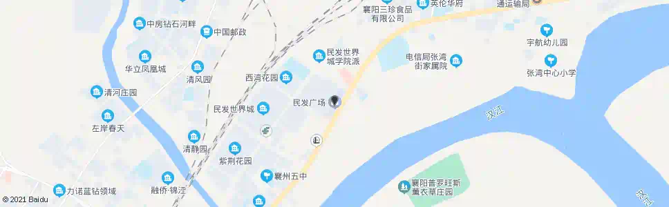 襄阳航空路民发广场_公交站地图_襄阳公交_妙搜公交查询2025