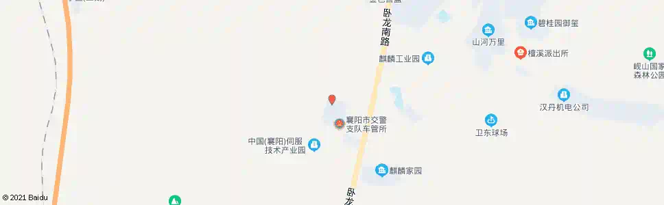 襄阳襄阳伺服工业园(车管所)_公交站地图_襄阳公交_妙搜公交查询2025