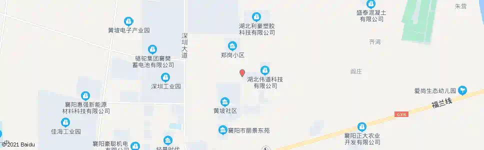 襄阳襄州大道南_公交站地图_襄阳公交_妙搜公交查询2025