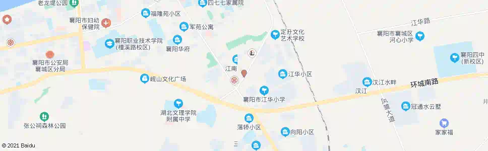 襄阳环城路东_公交站地图_襄阳公交_妙搜公交查询2025