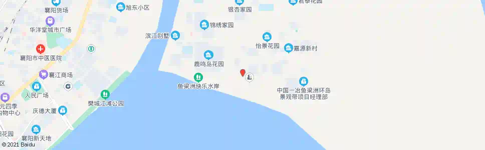 襄阳鱼梁洲管委会(水上乐园)_公交站地图_襄阳公交_妙搜公交查询2025