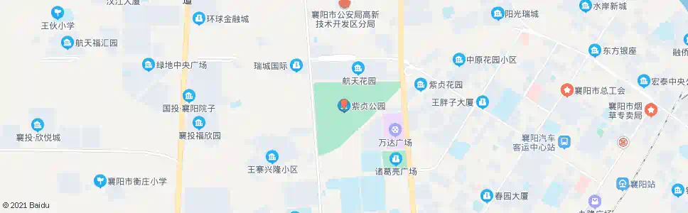 襄阳紫贞公园_公交站地图_襄阳公交_妙搜公交查询2025